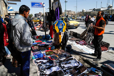 بازار دستفروشان در آخرین روزهای سال - همدان