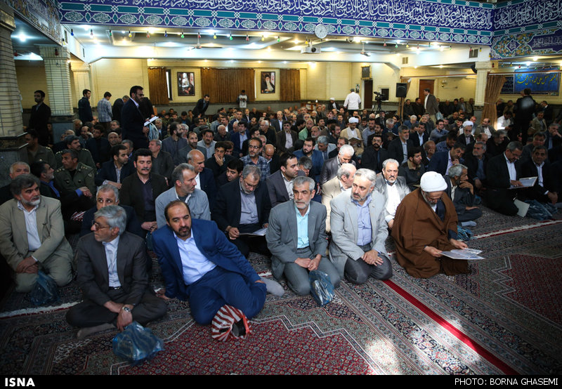 مراسم ختم مادر سردار سلامی