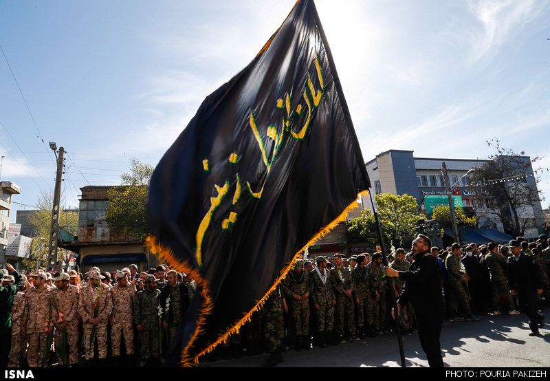 تشییع پیکر شهید مدافع حرم «حیدر ابراهیمخانی» - ملایر