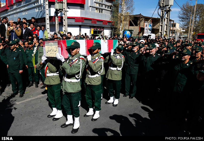 تشییع پیکر شهید مدافع حرم «حیدر ابراهیمخانی» - ملایر