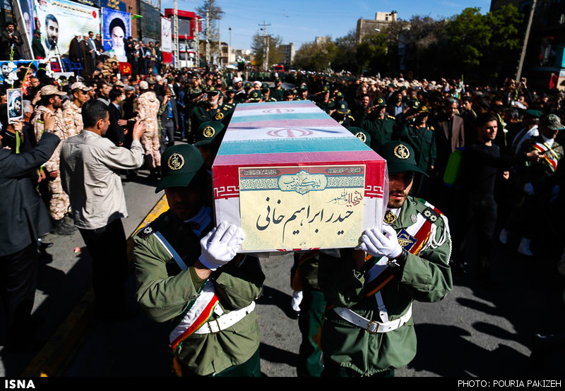 تشییع پیکر شهید مدافع حرم «حیدر ابراهیمخانی» - ملایر