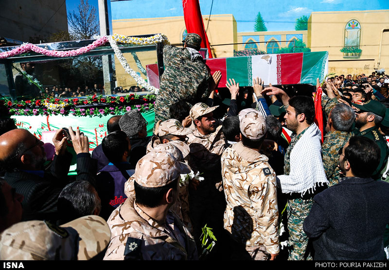 تشییع پیکر شهید مدافع حرم «حیدر ابراهیمخانی» - ملایر