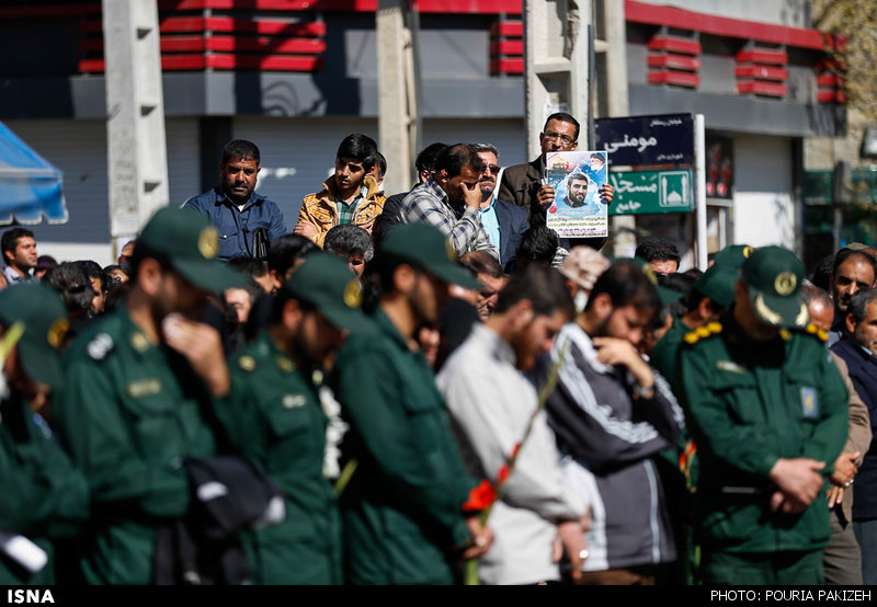 تشییع پیکر شهید مدافع حرم «حیدر ابراهیمخانی» - ملایر