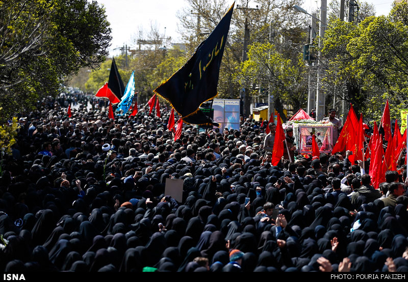 تشییع پیکر شهید مدافع حرم «حیدر ابراهیمخانی» - ملایر