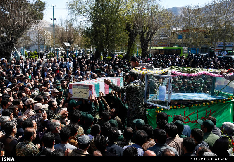 تشییع پیکر شهید مدافع حرم «حیدر ابراهیمخانی» - ملایر