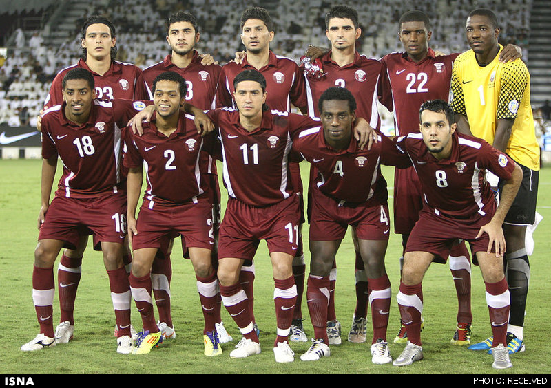Image result for ‫تیم فوتبال قطر‬‎