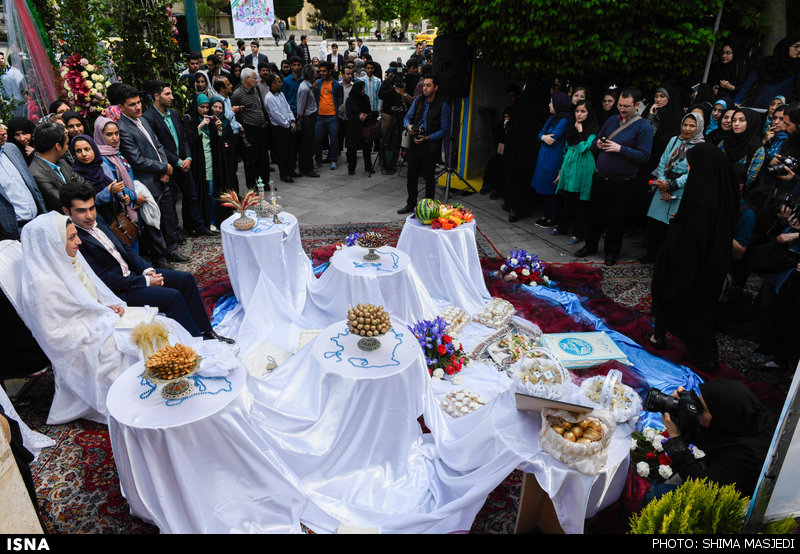 مراسم جشن ازدواج دانشجویی270 زوج دانشجوی دانشگاه تهران