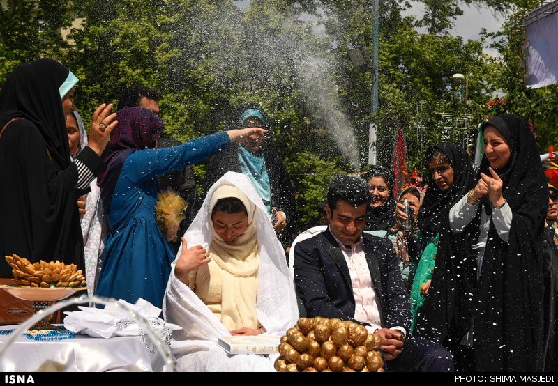 مراسم جشن ازدواج دانشجویی270 زوج دانشجوی دانشگاه تهران