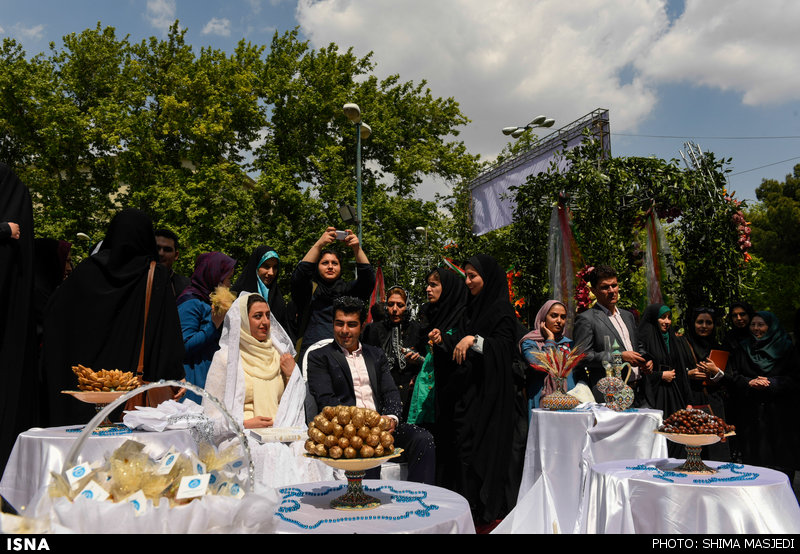 مراسم جشن ازدواج دانشجویی270 زوج دانشجوی دانشگاه تهران