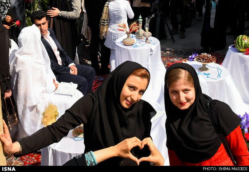 مراسم جشن ازدواج دانشجویی270 زوج دانشجوی دانشگاه تهران