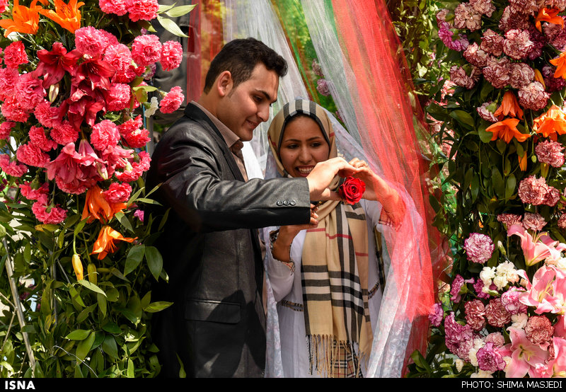 مراسم جشن ازدواج دانشجویی270 زوج دانشجوی دانشگاه تهران