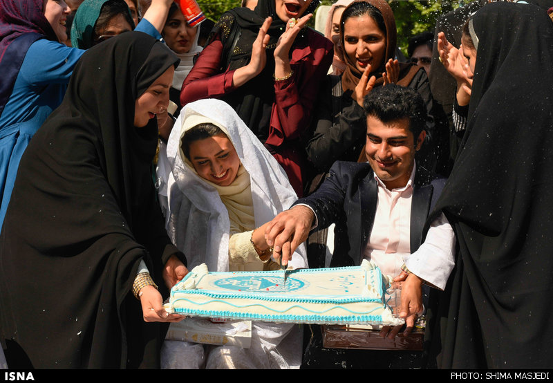 مراسم جشن ازدواج دانشجویی270 زوج دانشجوی دانشگاه تهران