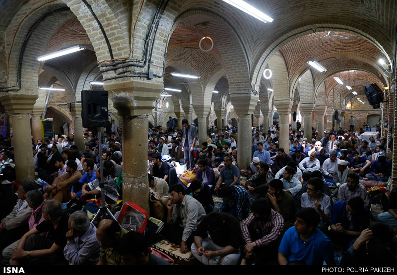 اولین روز مراسم اعتکاف - همدان
