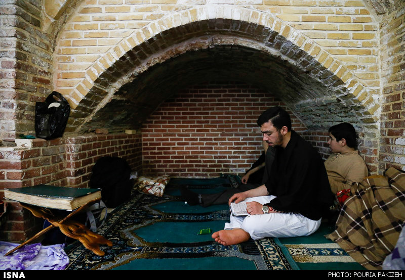 اولین روز مراسم اعتکاف - همدان