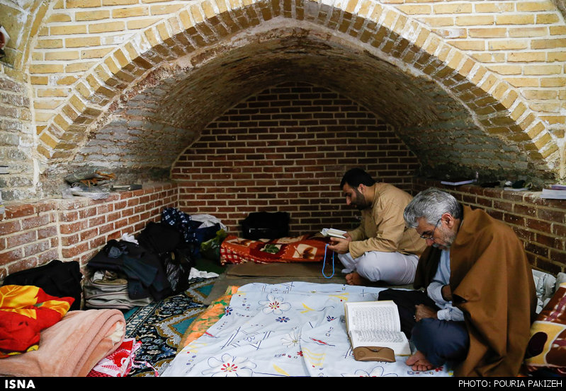 اولین روز مراسم اعتکاف - همدان