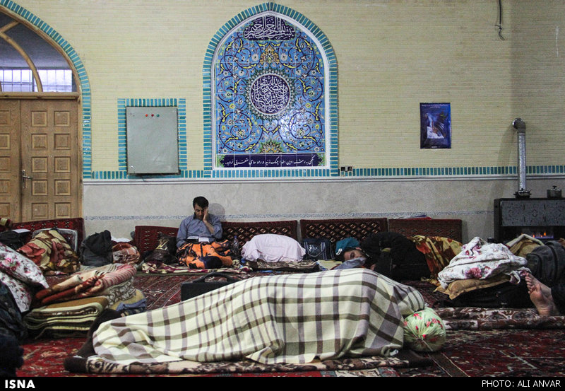آیین معنوی اعتکاف در اردبیل