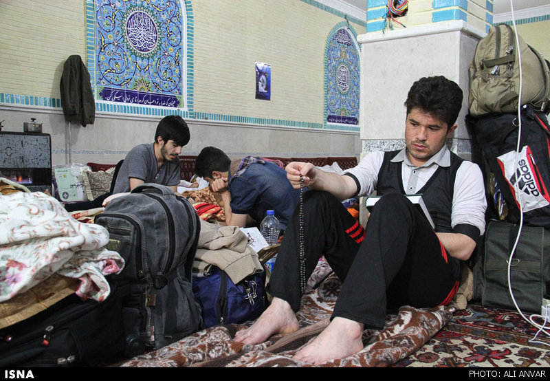 آیین معنوی اعتکاف در اردبیل