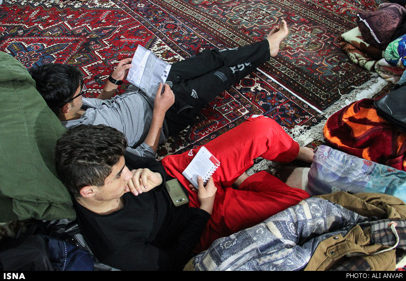 آیین معنوی اعتکاف در اردبیل
