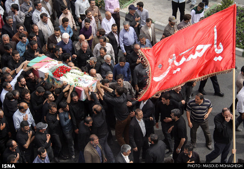 تشییع پیکر شهید محمد پازوکی طرودی - سمنان