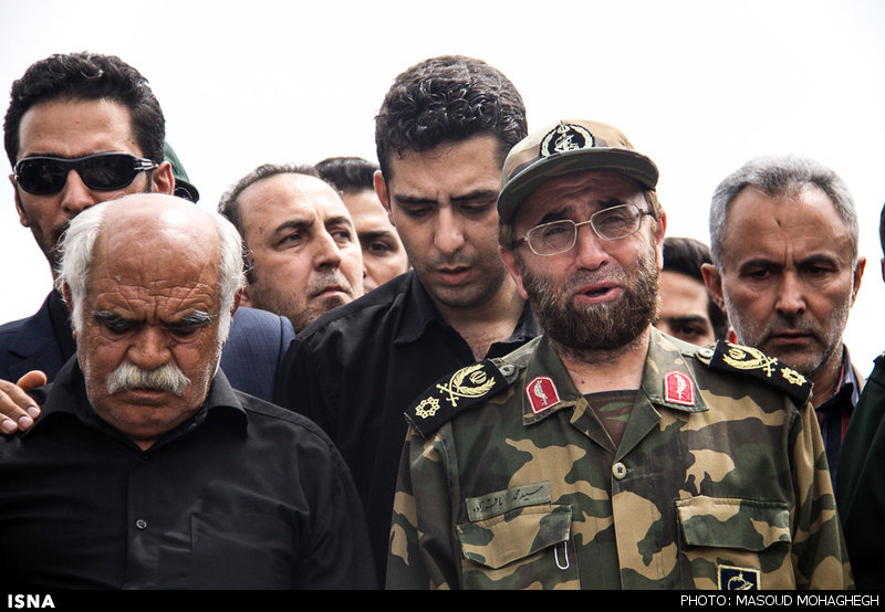 تشییع پیکر شهید محمد پازوکی طرودی - سمنان