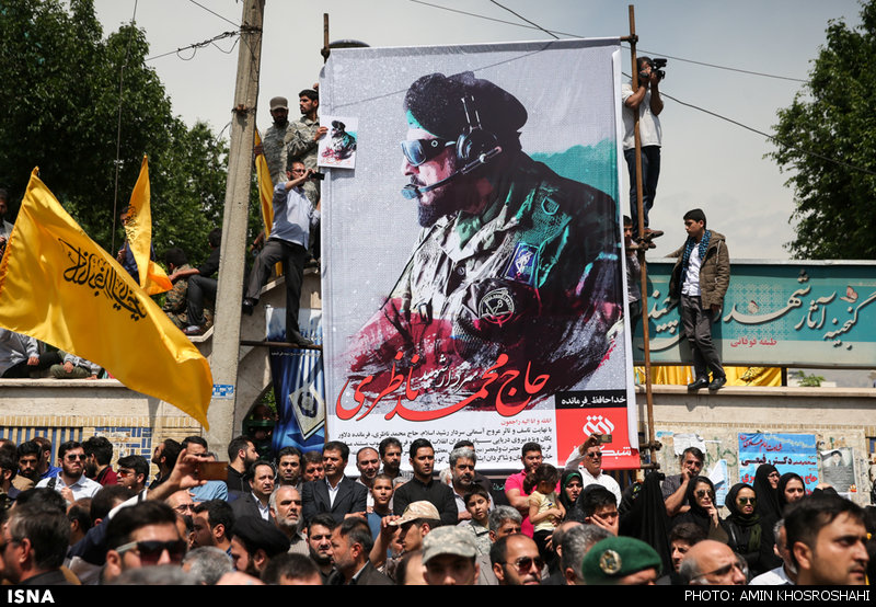 مراسم تشییع پیکر شهید دریادار پاسدار محمد ناظری