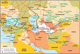 صادرات گاز آسیای مرکزی 2