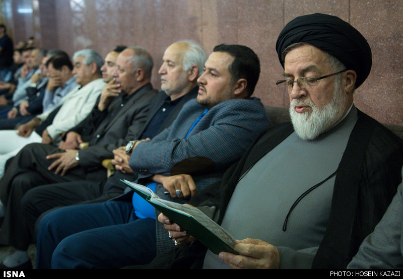 مراسم ختم همسر شهید بابایی