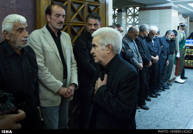 مراسم ختم همسر شهید بابایی