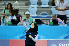 قهرمانی تیم دونفره دختران ایران در مسابقات بدمینتون موریس