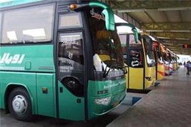 ارسال بیش از 400 دستگاه اتوبوس و مینی‌بوس به مرز مهران