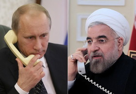 گفت‌وگوی روحانی و پوتین درباره روابط دوجانبه، مذاکرات و تحولات اوکراین
