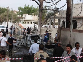25 کشته و زخمی در انفجار انتحاری در شرق لیبی