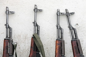 کشف 78 قبضه سلاح شکاری غیرمجاز در پارس آباد