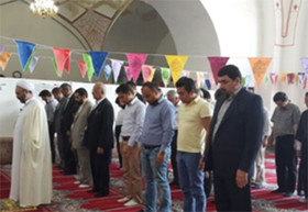 برپایی نخستین نماز جمعه در مسجد جامع کبود ایروان
