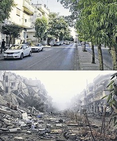 تخریب بیش از 14 هزار ساختمان دولتی در سه سال جنگ سوریه