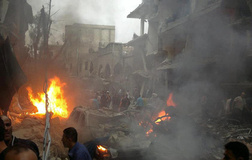 122 کشته و زخمی در دو انفجار در حمص سوریه