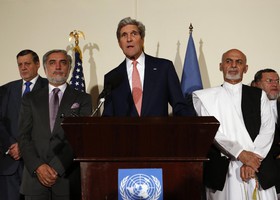 سفر رهبران دولت وحدت ملی افغانستان به آمریکا