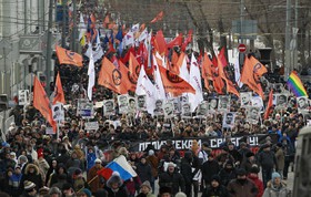 تظاهرات ضد پوتین در مسکو؛ "زندانیان سیاسی را آزاد کنید"