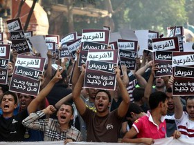تظاهرات حامیان و مخالفان اخوان‌المسلمین مصر