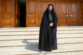 دیدار افخم با جمعی از میهمانان شرکت کننده در همایش اتحادیه زنان مسلمان