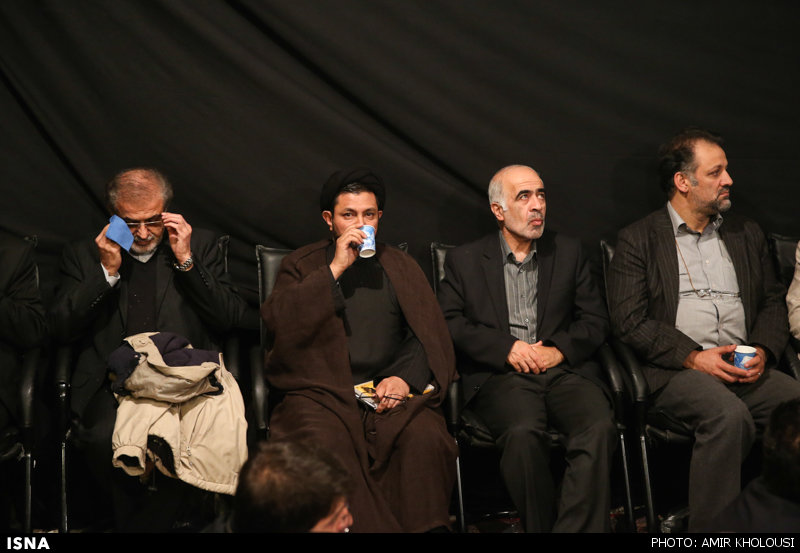  گزارش تصویری از حضور سیدمحمد خاتمی در مراسم عزاداری