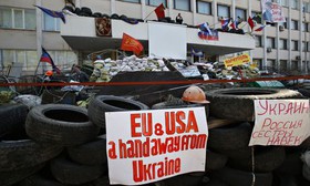 تأکید جدایی‌طلبان حامی روسیه بر برگزاری همه‌پرسی در شرق اوکراین