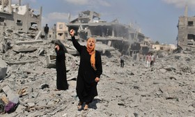 تظاهرات هزاران نمازگزار یمنی در حمایت از مردم غزه