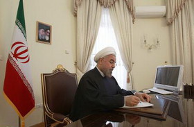 پیام تبریک روحانی به مناسبت انتخاب مجدد بوتفلیقه به ریاست جمهوری الجزایر