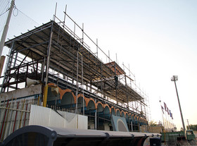 آماده‌سازی پیرترین ورزشگاه خارمیانه برای لیگ چهاردهم+عکس