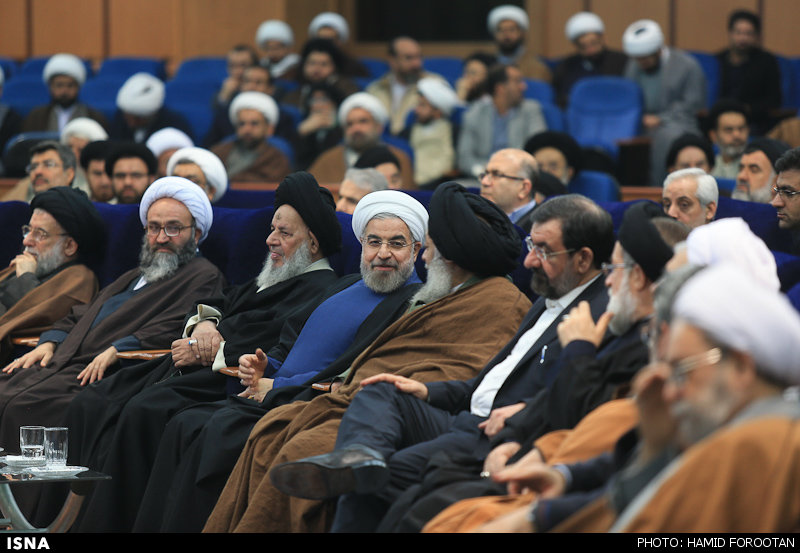  دیدار روحانی با علما، فضلا و طلاب خوزستان