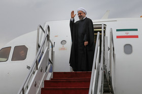 رئیس‌جمهور دقایقی پیش وارد تهران شد