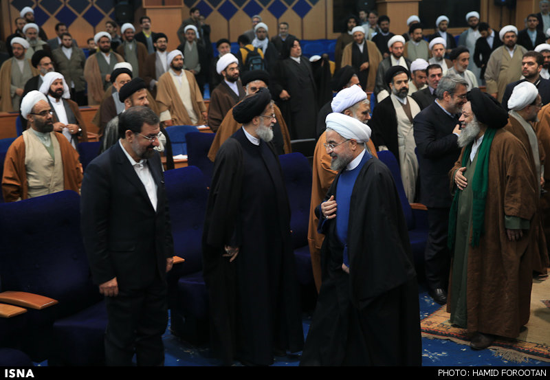  دیدار روحانی با علما، فضلا و طلاب خوزستان