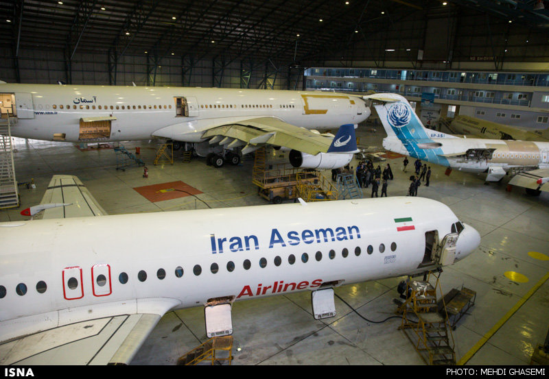 کارگاه چک سنگین ایرباس 340 برای اولین بار در ایران 1