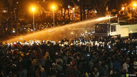 137 زخمی در برخورد خشونت‌آمیز پلیس تایوان با معترضان